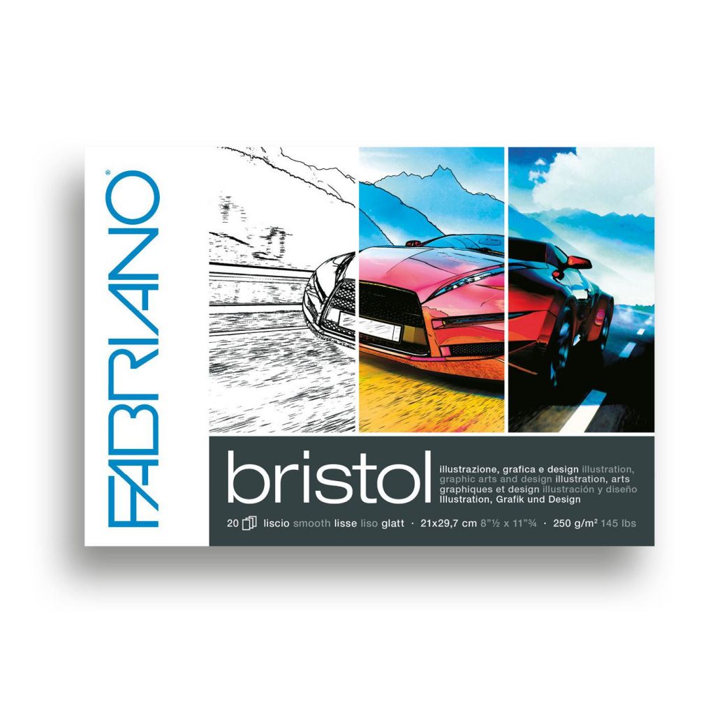 Blok Fabriano bristol A4 20L 250g 19002129