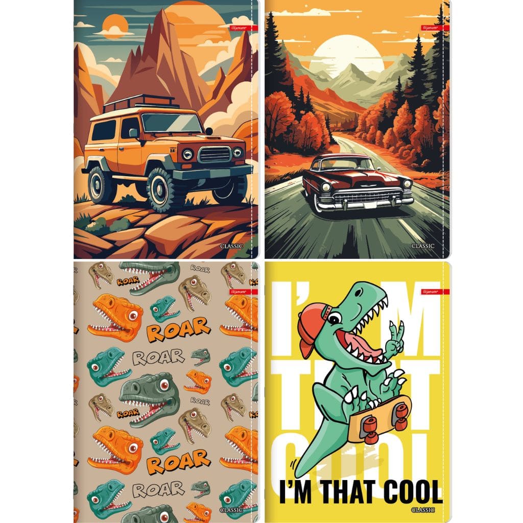 Bilježnica Ilijanum A4 60g 52L kocke classic