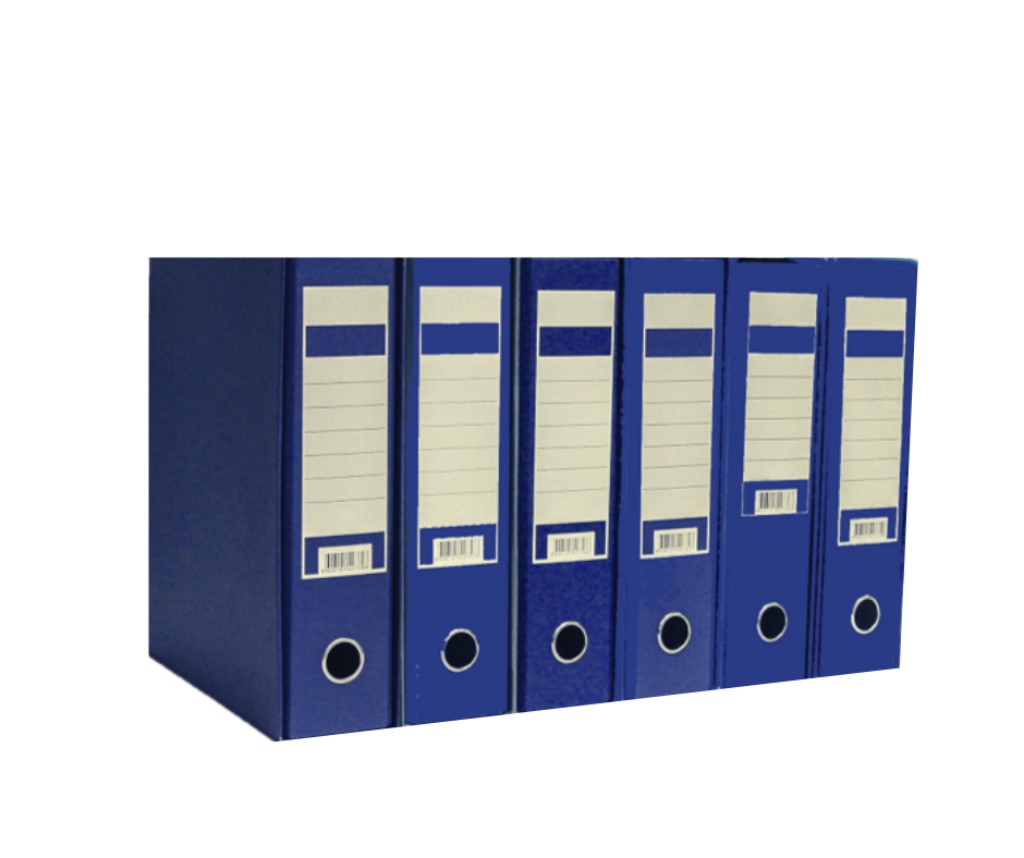 Registrator Euro A4 80mm široki plavi