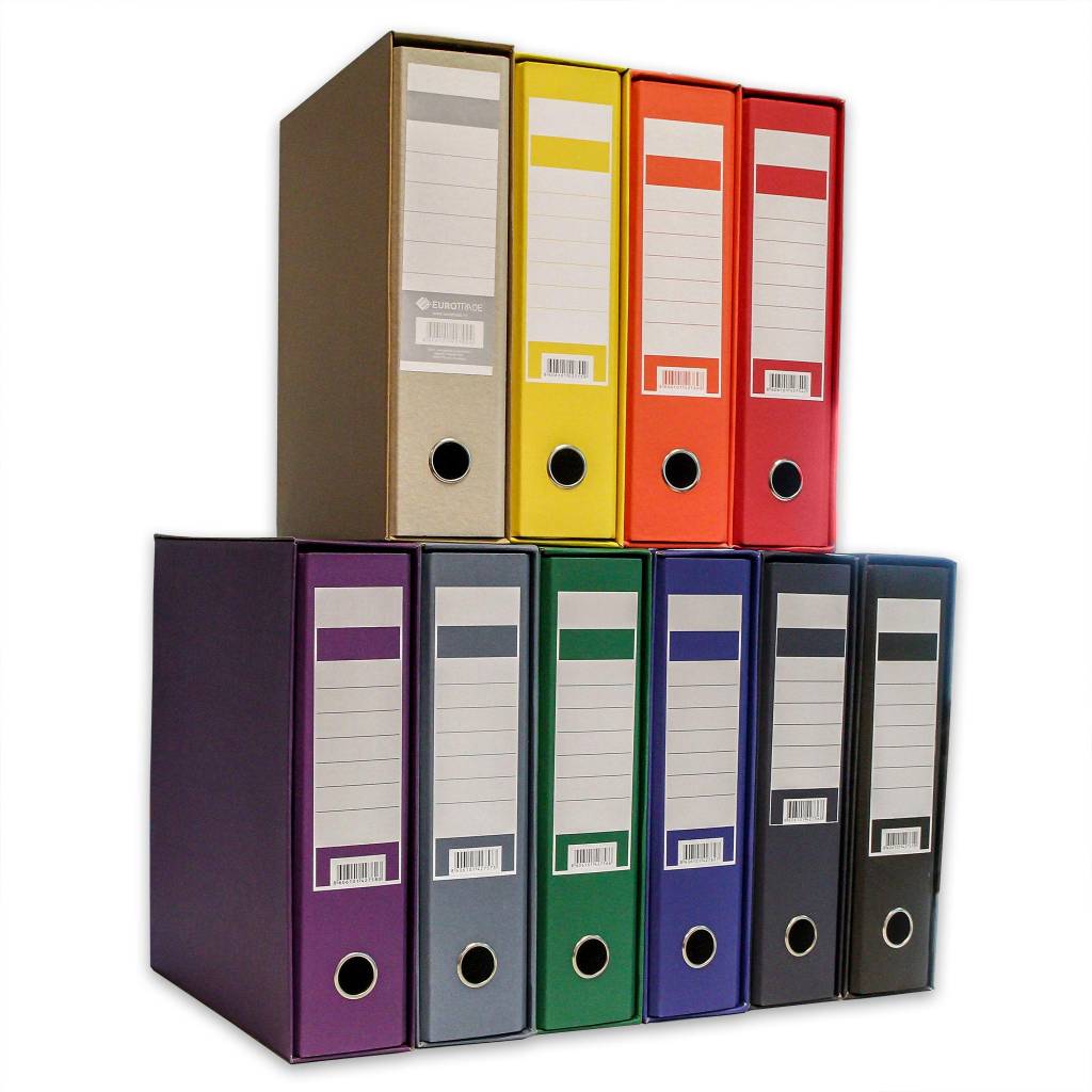 Registrator Euro A4 80mm široki ljubičasti