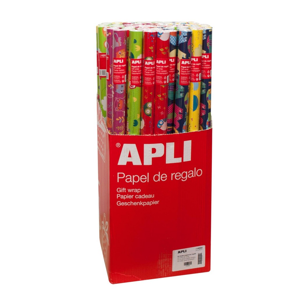 Ukrasni papir Apli 0,70x2m dječji motivi u roli sortirano 60g (display 55/1) 14...