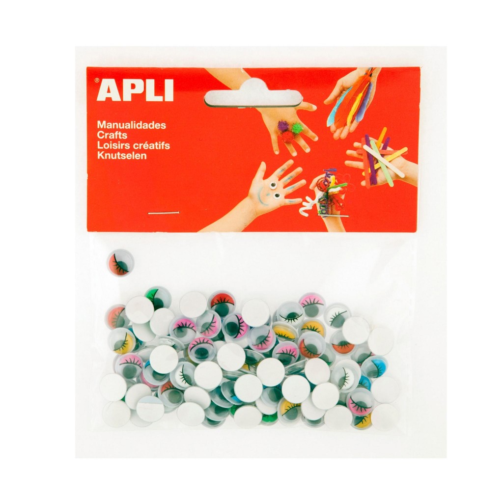 Naljepnice Apli pomične oči u boji sa trepavicama 100/1 13265