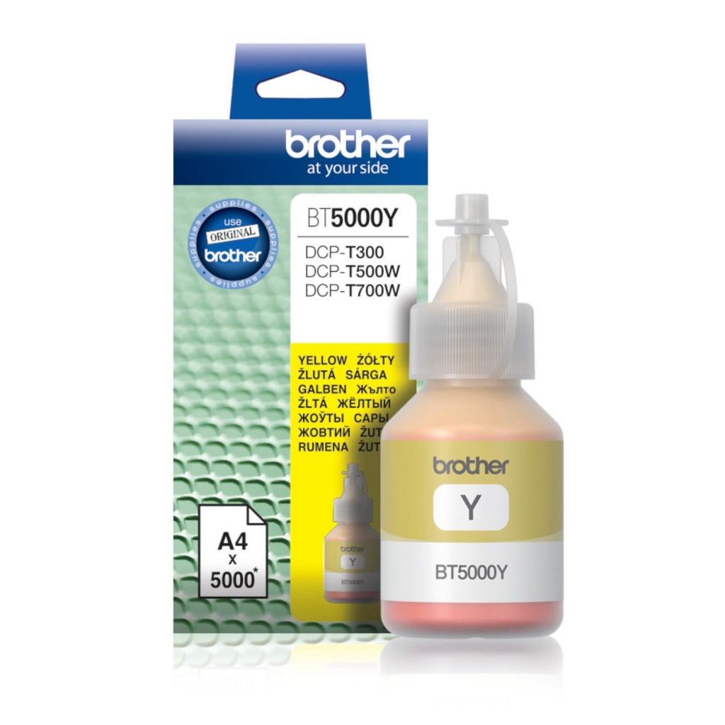 Tinta Brother BT5000Y yellow 5k