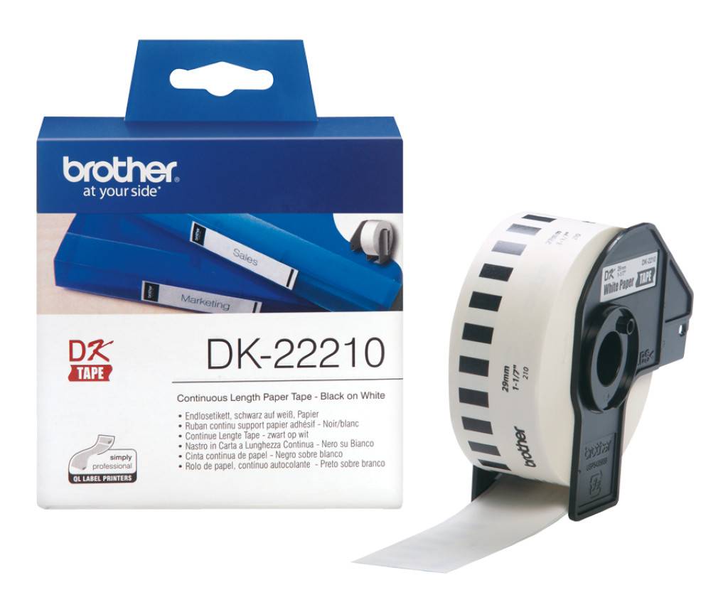 Naljepnica Brother label DK22210 29mm x 30.48m