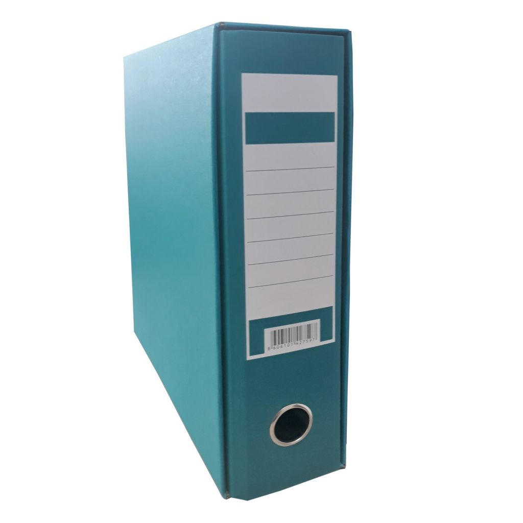 Registrator Euro A4 80mm široki tirkizni