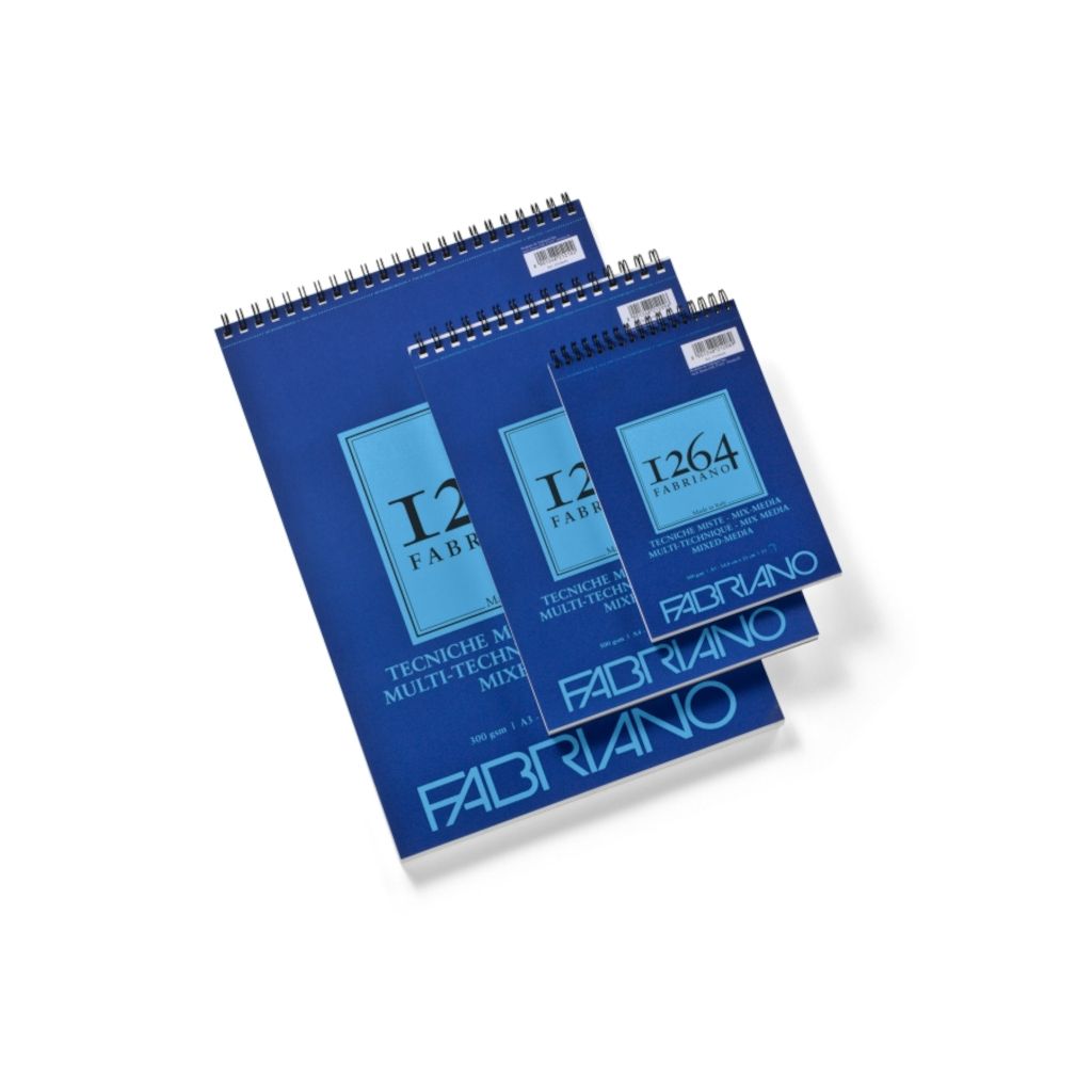 Blok Fabriano 1264 mix media 14,8x21 (A5) 300g 15L spiralni top side 19100642