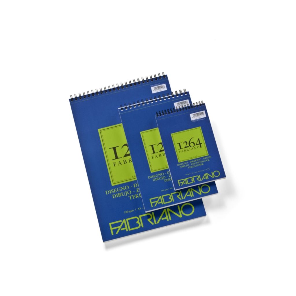 Blok Fabriano 1264 drawing 14,8x21 (A5) 180g 30L spiralni top side 19100645