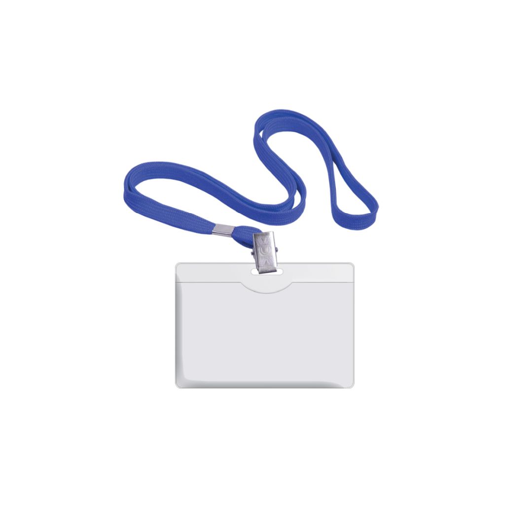 Etui za akreditaciju Forofis plastični 90x57mm horizontalna s plavom vezicom 50...