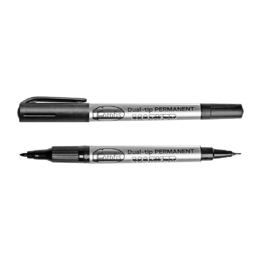 Marker Forofis dvostrani permanent crni za CD/DVD 91270 