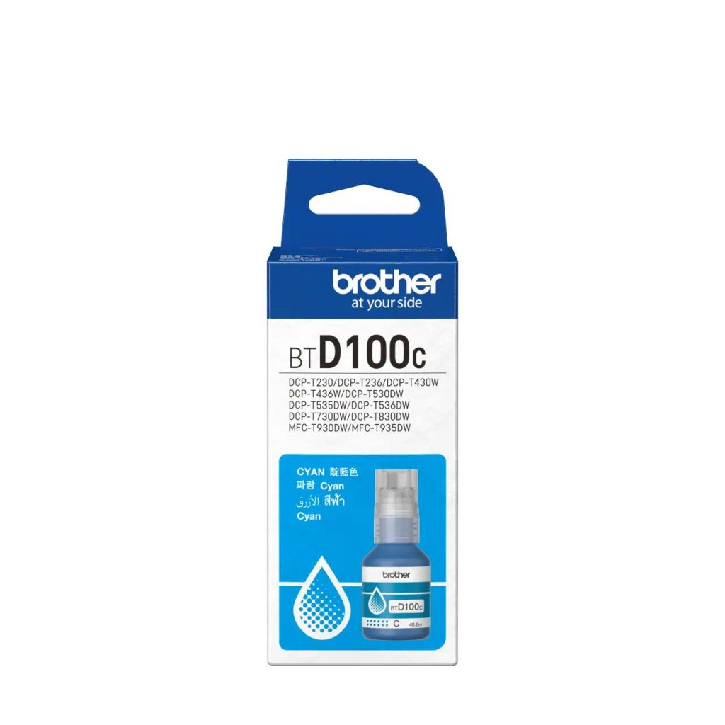 Tinta Brother BTD100C cyan 5k