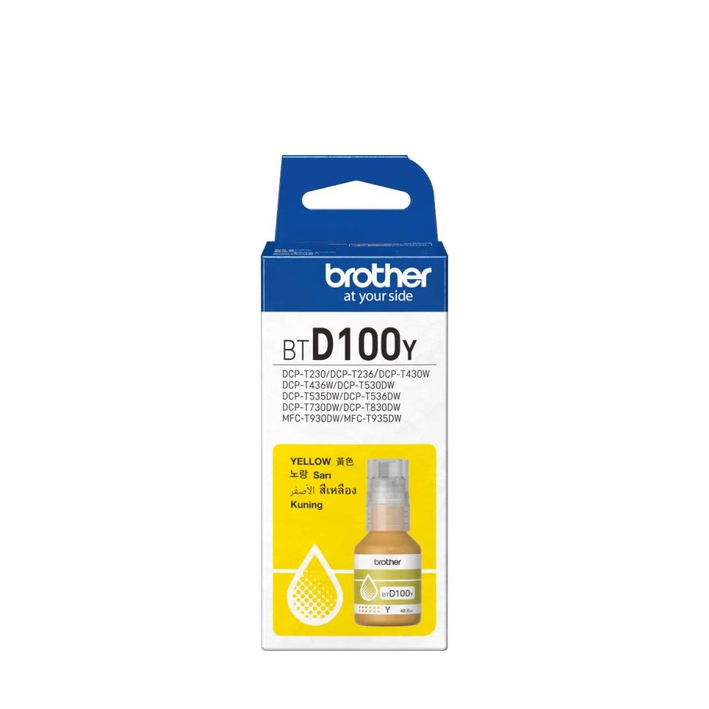 Tinta Brother BTD100Y yellow 5k