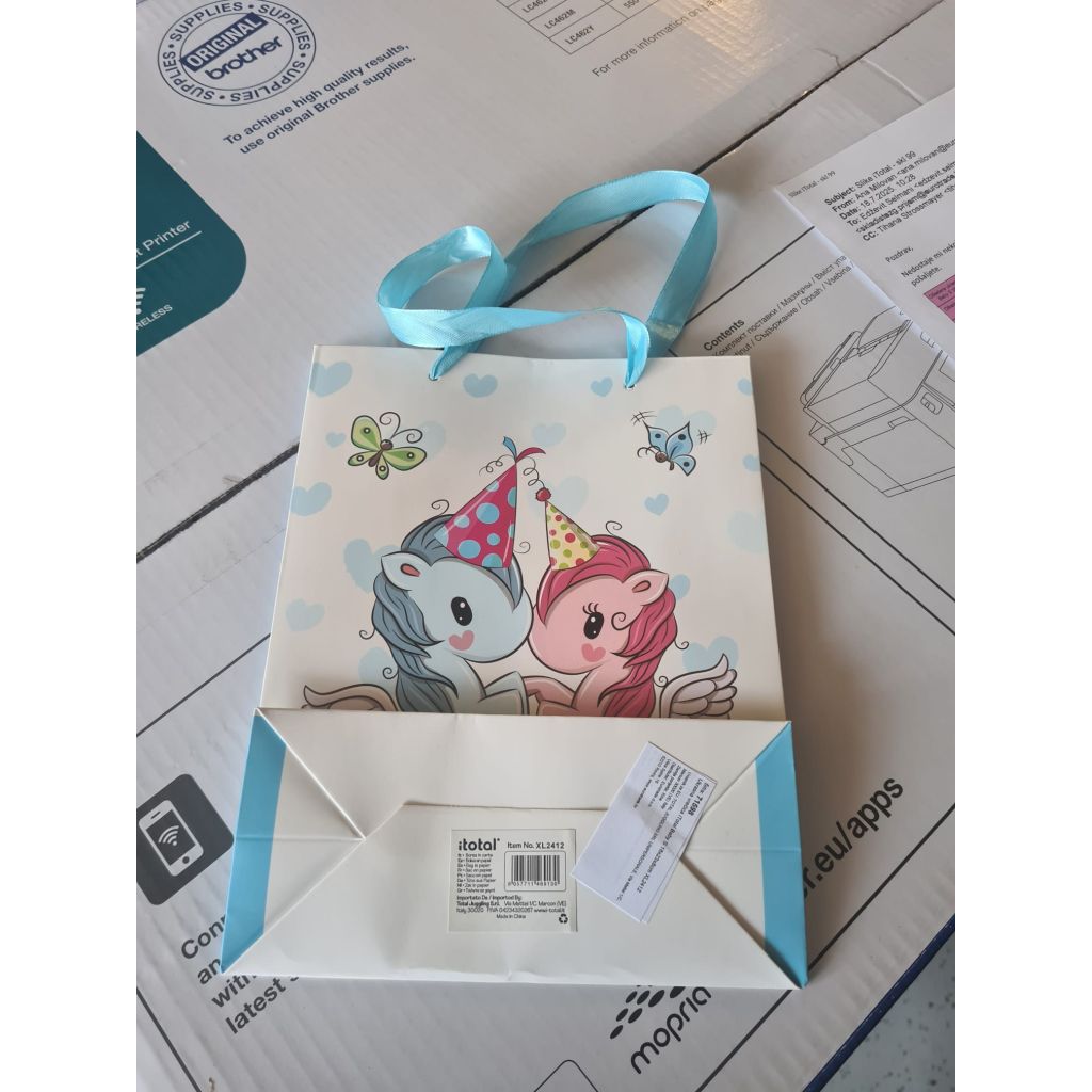 Outlet artikl- B grade ukrasna vrećica iTotal Baby S 18x23x8cm XL2412