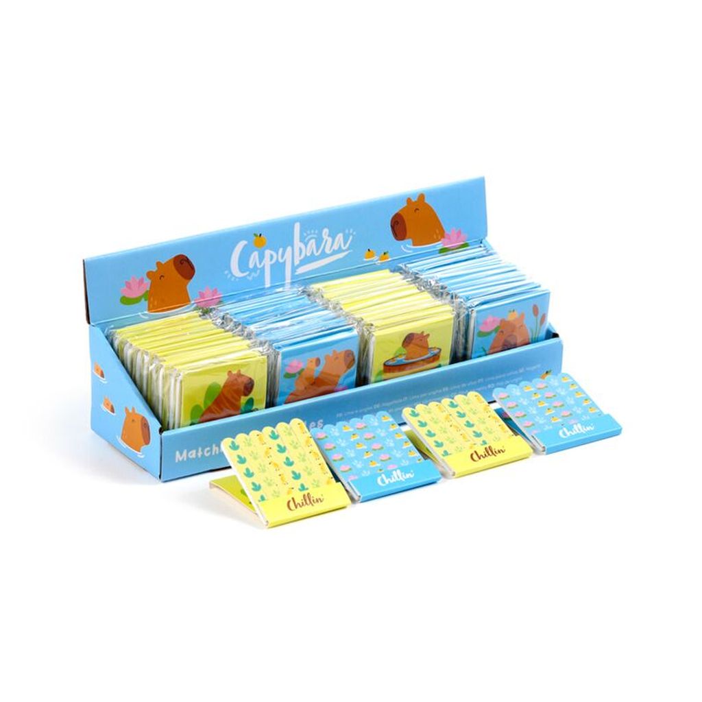 Rašpica (turpija) za nokte u knjižici 6 kom Puckator Capybara sortirano 48/1 N...