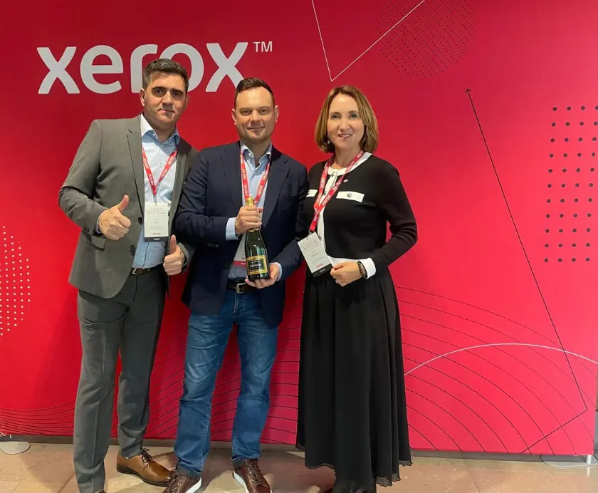 Eurotrade grupa na Xerox Production eventu u Uxbridgeu