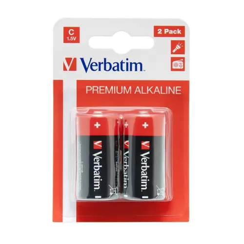 Baterije Verbatim #49922-46 alkalne C 1,5V 2k-0