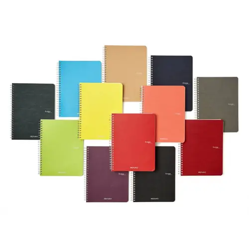 Bilježnica Fabriano Ecoqua original A5 90g 70L spiralna crte bruno/smeđa 19148202-1