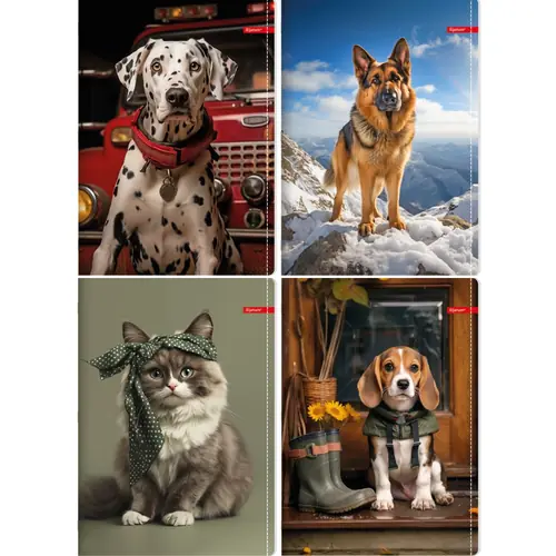 Bilježnica Ilijanum A4 70g 52L crte pets-0