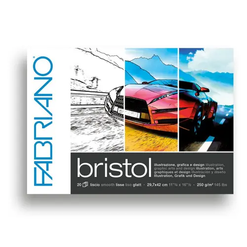 Blok Fabriano bristol A3 20L 250g 19002942-0