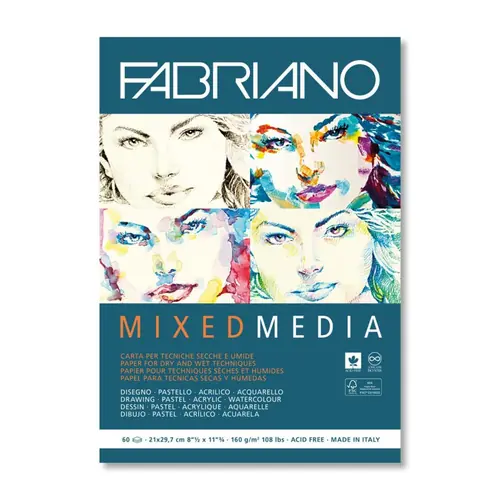 Blok Fabriano mixed media 29,7x42 250g 19100382-0