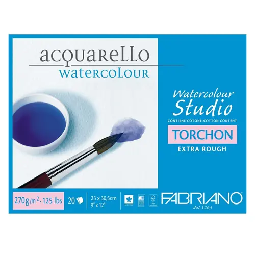 Blok Fabriano watercolor 23x30,5 300g 20L 19100276-0