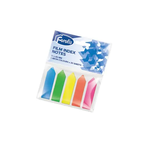 Blok zastavice Forofis 5 neon mix boja 20L 44x12mm 91037-0