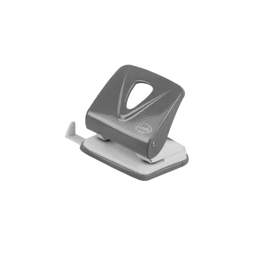 Puncher Forofis 2 holes up to 30 sheets grey 91663-0