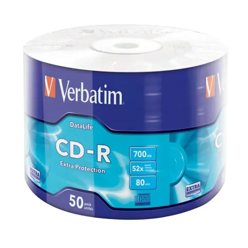 CD-R Verbatim #43787 700Mb 52x ww50-0