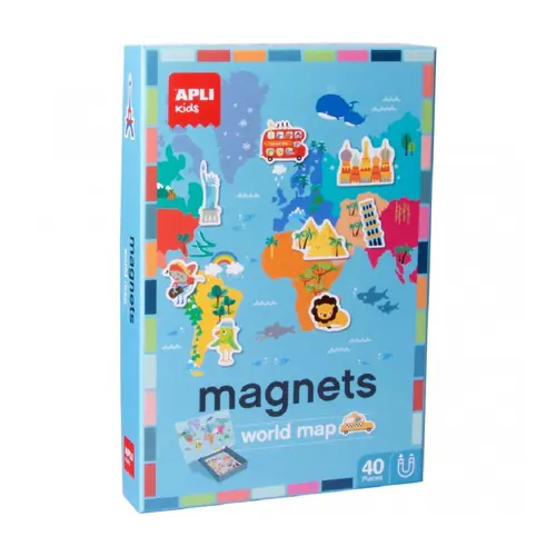 Društvena igra Apli magnets karta svijeta 16494-0