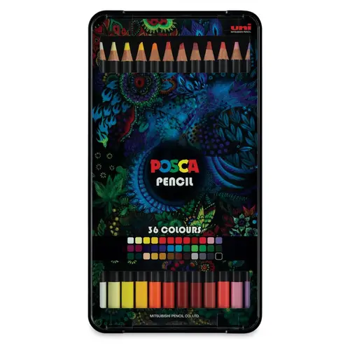 Drvene bojice Uni Posca kpe-200 (4.0) u luksuznoj kutiji 36/1-0