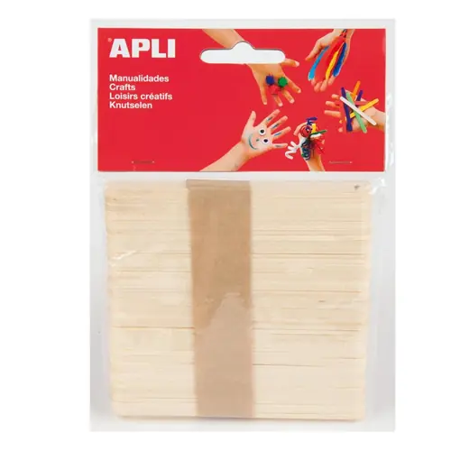 Drveni štapići Apli natur 114x10mm 50/1 13063-0