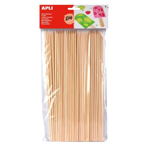 Drveni štapići Apli natur 200x3mm 50/1 13483-0