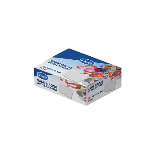 Etui za akreditaciju Forofis plastični 90x57mm horizontalna s plavom vezicom 50/1 91635-2