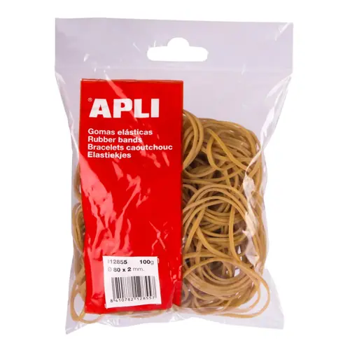 Gumene vezice Apli 80x2mm 100g 12855-0