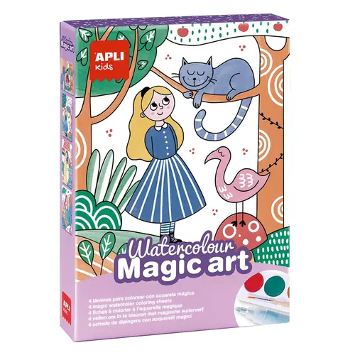 Igra Apli Watercolor Magic Art za slikanje vodenim bojama i čarobnim flomasterom 18823-0