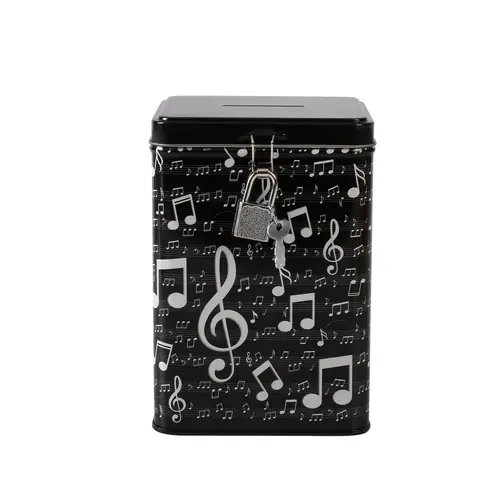 Kasica metalna iTotal s ključem Music XL2011A-0