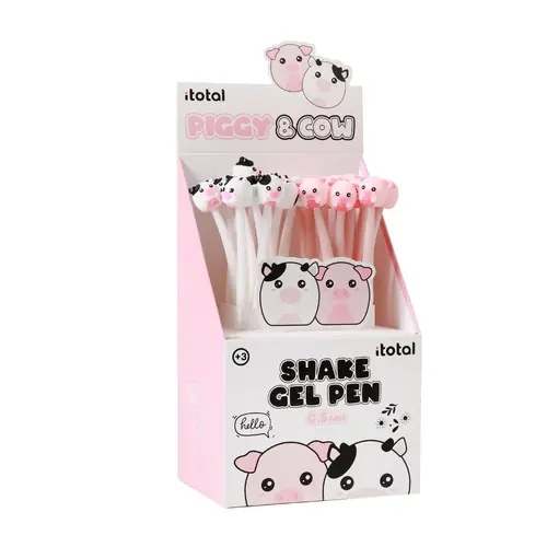 Kemijska olovka iTotal fleksibilna Cute animals svinjica+kravica 24/1 sortirano XL1164H-0