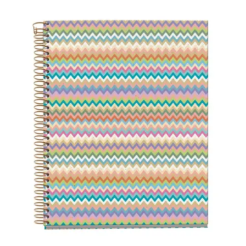 Kolegij blok Miquelrius A5 70g 120L spiralni crte Extra rigid cardboard lifestyle zig zag mallorca MR4186-0