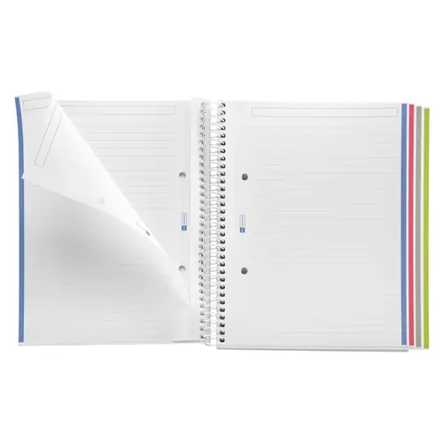 Kolegij blok Miquelrius A5 70g 140L spiralni crte Extra rigid cardboard lifestyle rider purple MR4257-2