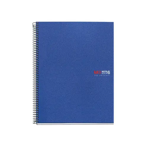Kolegij blok Miquelrius A5 70g 150L spiralni crte Polypropylene plavi MR2835-0