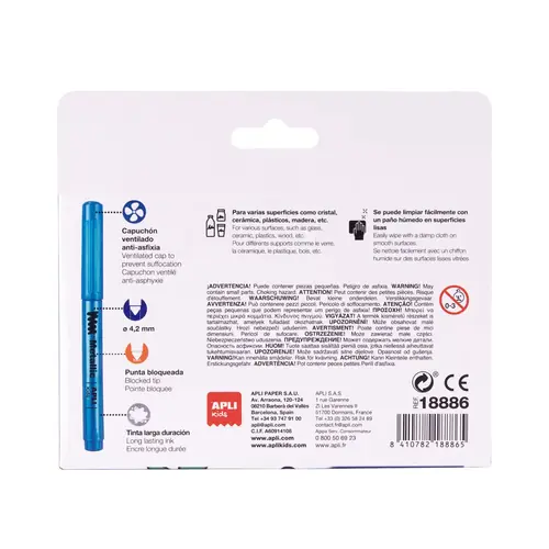 Marker Apli metallic 8/1 18886-1