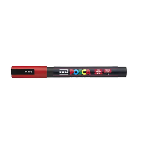 Marker Uni pc-3m Posca crveni-0