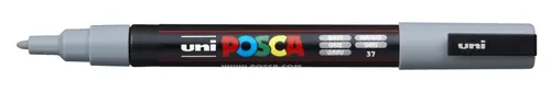 Marker Uni pc-3m Posca sivi-0