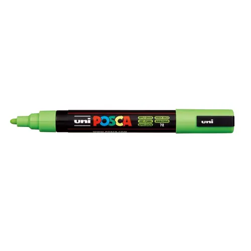 Marker Uni pc-5m Posca jabuka zelena-0