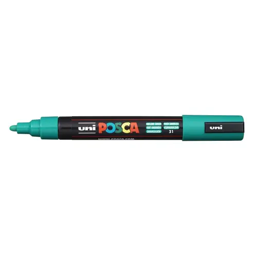 Marker Uni pc-5m Posca smaragdno zeleni (emerald)-0
