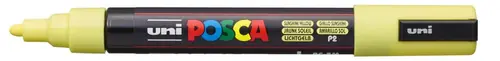 Marker Uni pc-5m Posca sunčano žuti-0