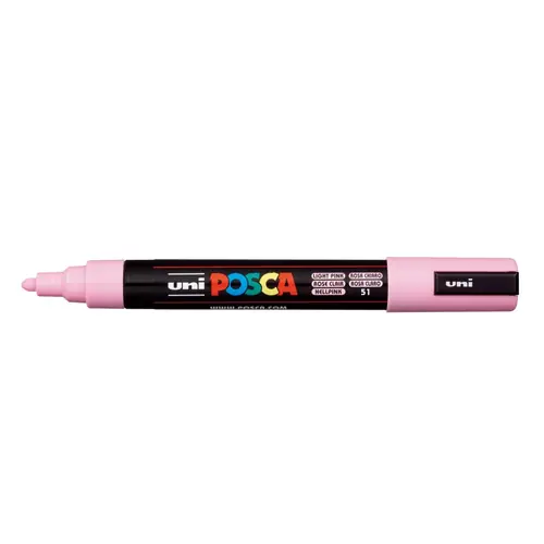 Marker Uni pc-5m Posca svijetlo rozi-0