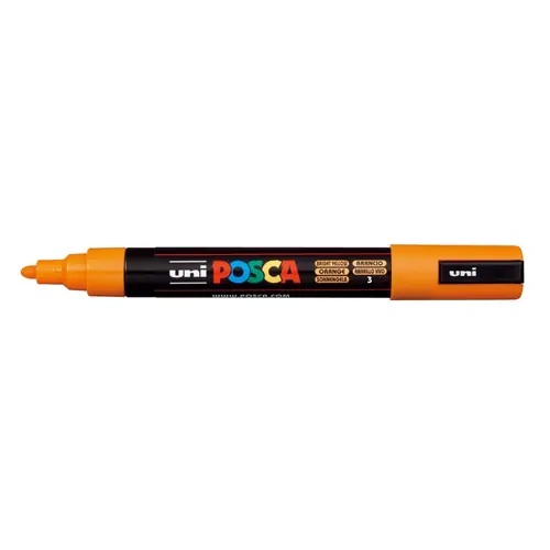 Marker Uni pc-5m Posca tamno žuti-0