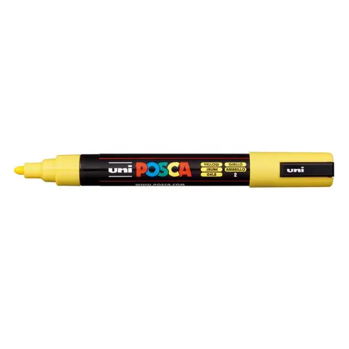Marker Uni pc-5m Posca žuti-0