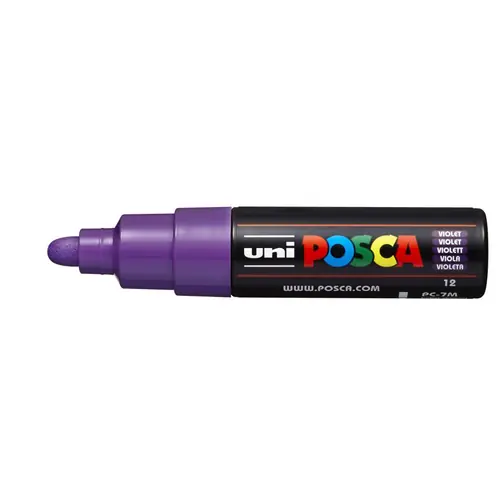 Marker Uni pc-7m Posca ljubičasti-0