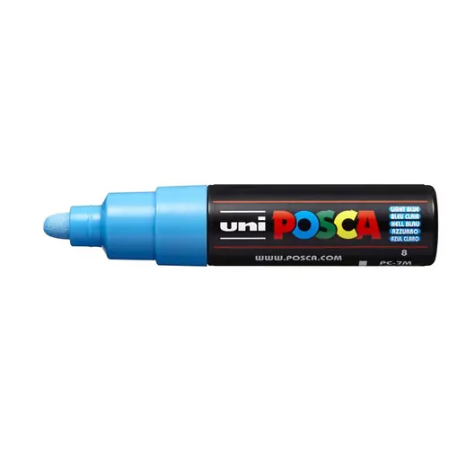 Marker Uni pc-7m Posca svijetlo plavi-0
